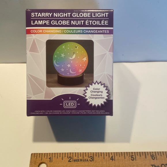 NIB Starry Night Globe Light - Picture 2 of 6